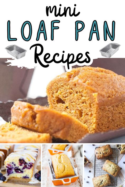 Make any occasion special with these easy mini loaf pan recipes! Perfect for gifts, snacks, or sharing. Loaf Recipes Savory, Temptations Bakeware Recipes, Best Mini Loaf Recipes, Easy Mini Bread Loaves, Mini Bread Recipes Loaf Pan, Mini Loafs Of Bread, Mini Blueberry Bread Loaves, Mini Sweet Bread Recipes, Mini Quick Bread Loaves