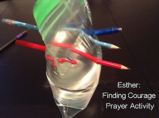 Flame: Creative Children's Ministry: Esther: Finding Courage Prayer Activity Sunday School Object Lessons, Youth Lessons, Kids Church Lessons, Kids Sunday School Lessons, Bible Object Lessons, Childrens Sermons, Sunday School Kids, Bible Study For Kids, Sunday School Activities