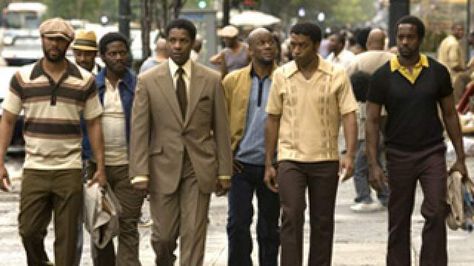 My second favorite scene of this movie...beautiful men... :) Bumpy Johnson, American Gangster, Gangster Movies, Good Movies On Netflix, Russell Crowe, Liam Neeson, Ridley Scott, Michael Sheen, Kevin Costner