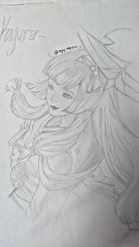 Kagura Drawing, Kagura Mlbb, Legend Drawing, Art Sketches Pencil, Mobile Legend, Mobile Legends, Art Sketches, Jade, Blossom