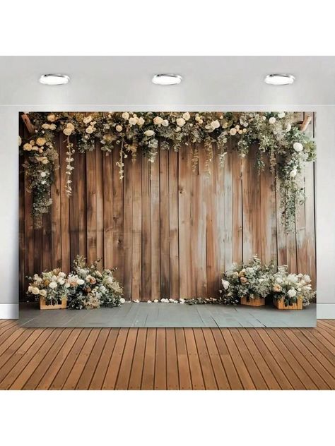 Family Photos Background, Background Proposal, Birthday Party Photos, Christmas Banquet, Props Background, Proposal Party, Ceremony Photography, Rustic Backdrop, Flower Wall Wedding