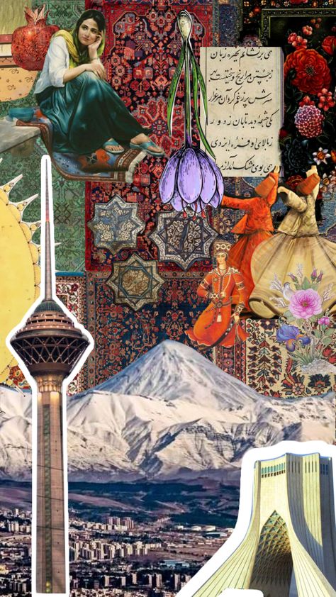 Iranian Art Paintings, Iranian Wallpaper, Iranian Painting, Iranian Design, Iranian Culture, Iran Painting, Iranian Vibe, Iran Wallpaper, Persian Wallpaper Iphone