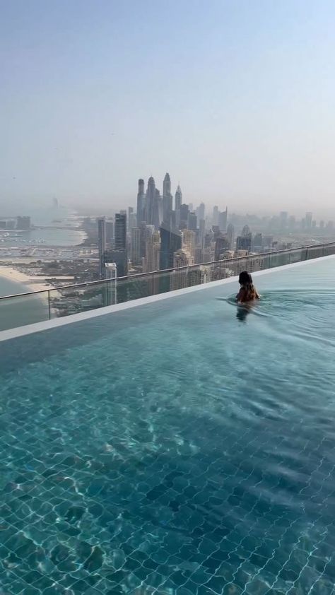 Catch perfect coastline views while floating away to bliss in our Infinity Pool. #AddressBeachResort 🎥 @eviejason_ . . . . #dubai… | Instagram Dubai Infinity Pool, Jumeriah Beach, Dubai Instagram, Rich Country, Visit Dubai, Dubai Life, November 23, Infinity Pool, Beach Resort