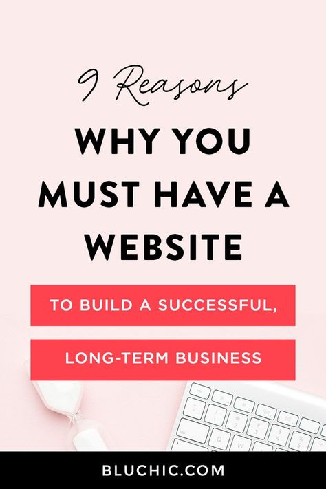 Think you don't need a website? Think again. To build a successful, long-term business you NEED to have a website. Check out this article to discover the 9 reasons why. Start A Website, Small Business Website, Web Design Tips, Entrepreneur Business, Think Again, Business Advice, Website Design Inspiration, Small Business Tips, Design Website