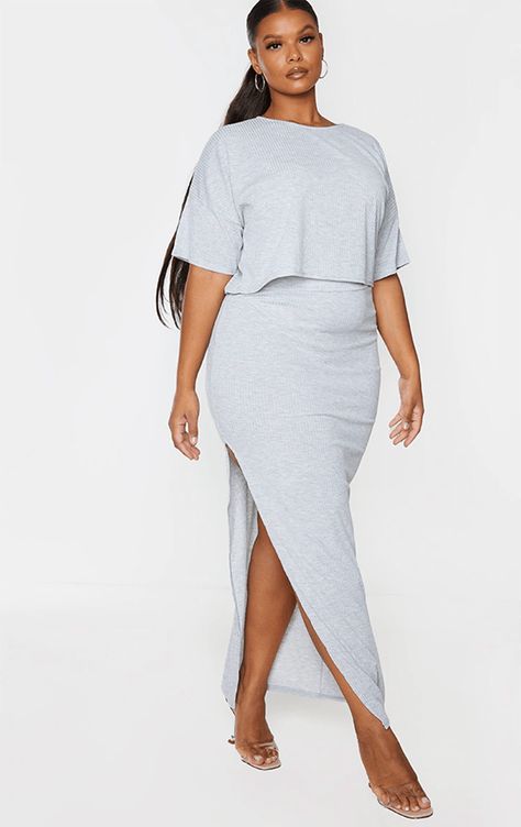 Plus-Size Sexy Lounge Sets Shopping Guide | Sexy Loungewear Maxi Skirt Work, Leslie Sidora, Womens Lounge, Flowy Maxi Skirts, Weekend Outfits, Classic Skirts, Knit Maxi Skirt, Plus Size Maxi, Maxi Skirts