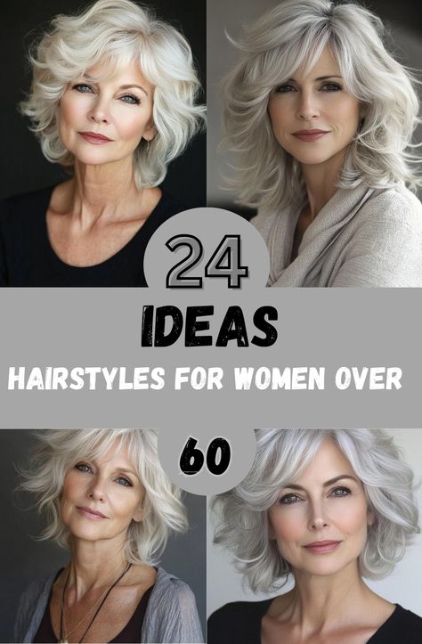 Who says you can't have fun with your hair at any age? These 24 shag hairstyles are specifically designed for women over 60 who want to keep their look fresh and modern. With layers that add volume and movement, these cuts are perfect for enhancing natural texture and maintaining a youthful appearance. Whether you prefer short, medium, or long hair, these ageless shag styles are versatile and flattering, bringing out the best in your natural beauty. Chic Shag Haircut, Shag Gray Hair, Womens 60s Hairstyles, Womens 70s Hairstyles, Susan Lucci Hairstyles, Over 50 Shag Hairstyles For Women, Long Shag Without Bangs, Hair Cuts That Add Volume, Shag Haircut Over 50