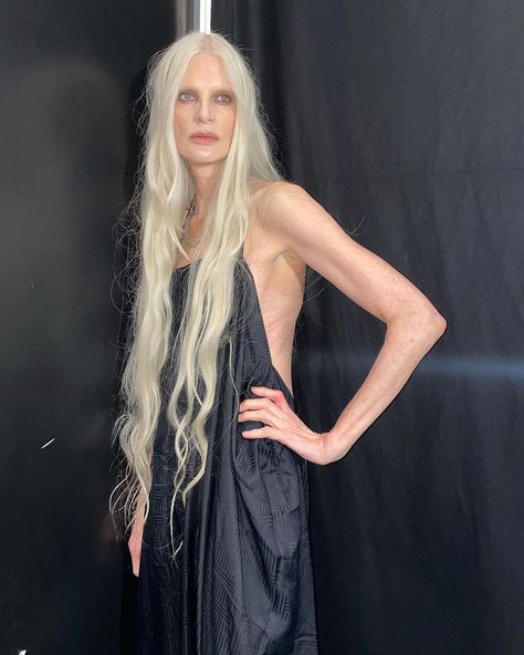 Kristen McMenamy on Instagram: “Fendi does a mean garment bag!!!” Kristy Hume, Kristen Mcmenamy, Haircare Routine, Two Braids, Uk Photos, Going Gray, Hairstyles Over 50, Garment Bag, Hair Care Routine