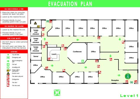 We draw emergency evacuation maps, fire escape plans, emergency and fire exit location maps. Contact us for your project. Fire Evacuation Plan, Fire Escape Plan, Building Floor Plans, Mass Study, Emergency Preparedness Plan, Project Management Plan, Safety Plan, Fire Exit, Door Signage