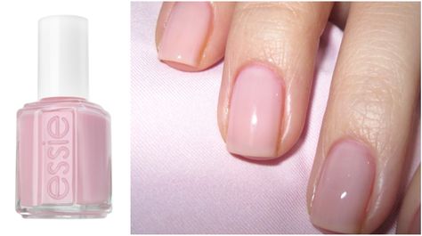 essie 'Hi Maintenance' Hi Maintenance Essie, Pink Nail Polish Ideas, Bridal Makeup Pink, Fiji Nails, Essie Fiji, Nail Polish Ideas, Engagement Nails, Sheer Nails, Nail Blog