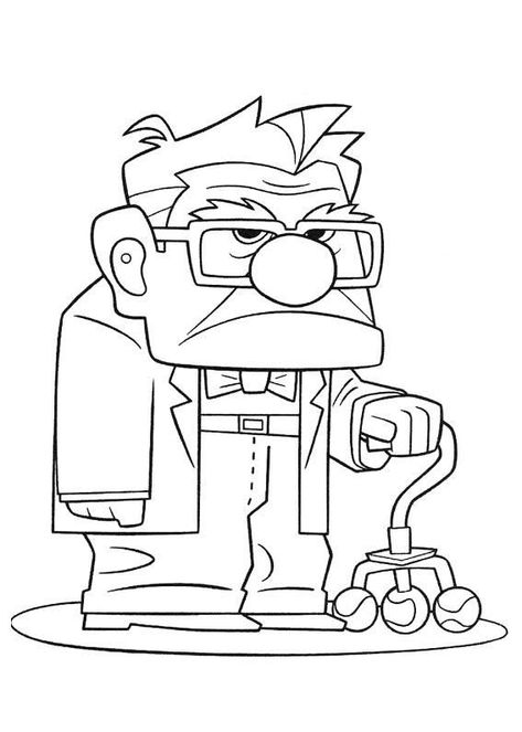 Up Coloring Pages, Carl Fredricksen, Up The Movie, House Colouring Pages, Cartoon Coloring, Disney Pixar Up, Disney Up, Cartoon Coloring Pages, Art Impressions