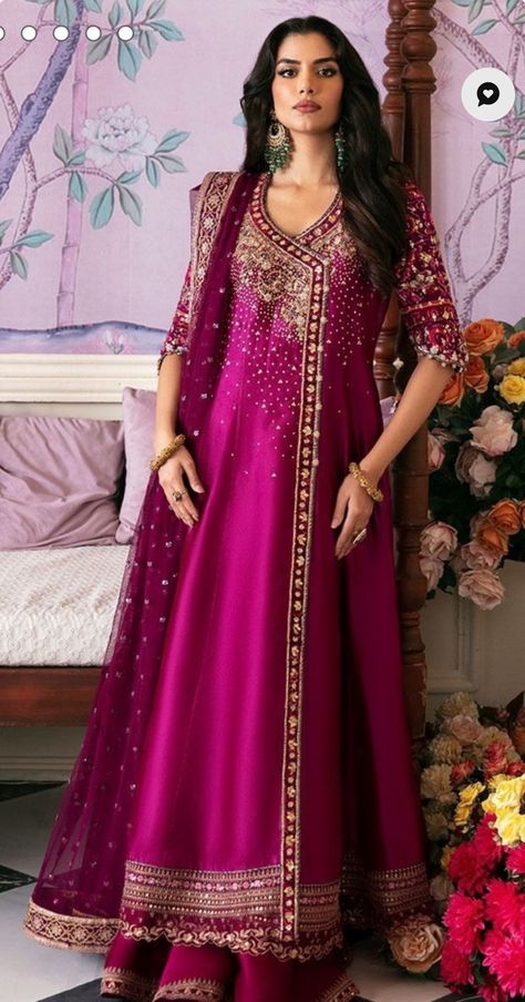 Farah Talib Aziz, Desi Wedding Dresses, Pakistani Fancy Dresses, Luxury Wear, Fancy Dress Design, Pakistani Bridal, Desi Fashion, Elbow Length Sleeve, Pakistani Fashion