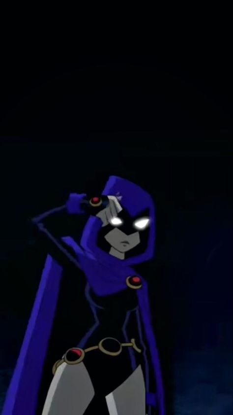 Racen giving crow/casey vibes Raven Teen Titans Go Icons, Teen Titans Aesthetic, Teen Titans Wallpaper, Titans Aesthetic, Raven From Teen Titans, Raven Teen Titans Go, Original Teen Titans, Teen Titans Fanart, Teen Titan