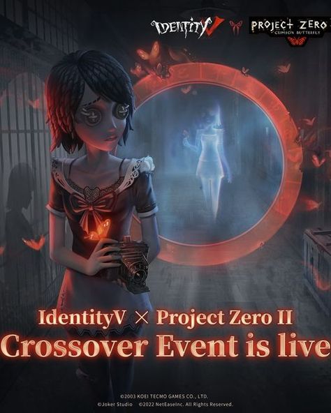 Project Zero Icon, Idv Crossover, Identity V Crossover, Instagram Identity, Project Zero, Zero 2, Fatal Frame, Survival Horror Game, Identity V