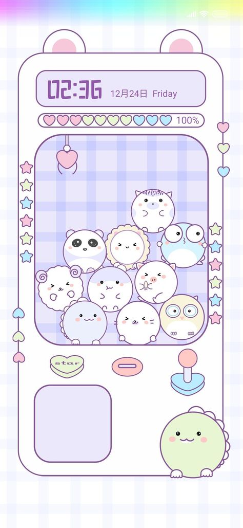 Claw Machine Aesthetic Wallpaper, Pink Wallpaper Kawaii, Memo Pad Design, Garfield And Odie, Cute Mobile Wallpapers, Anime Tutorial, Iphone Wallpaper Kawaii, Wallpaper Disney, Claw Machine