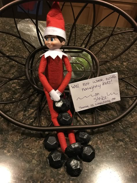 Elf on the shelf- lump of coal Elf On The Shelf Ideas With Coal, Elf On The Shelf Making A Mess, Elf On The Shelf Lump Of Coal, Elf On The Shelf Mom Yelling, Floor Is Lava Elf On Shelf, Elf On Shelf Ideas, Christmas Elf On The Shelf, Teal Room, Kids Misbehaving Elf On The Shelf