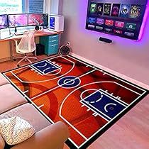 Football And Basketball Bedroom, Space Jam Bedroom, Boy Basketball Room, Kids Basketball Room, Basketball Room Ideas For Boys, Sports Themed Bedroom For Boys, Basketball Themed Room, Basketball Rooms, Boys Basketball Room