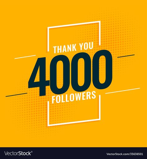 4000 Followers, Social Media Followers, Christian Memes, Png Images, Template Design, Vector Free, Vector Images, Illustrator, Thank You