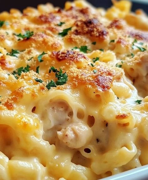 Crack Chicken Macaroni and Cheese | Homemade Recipes Cracked Chicken Macaroni And Cheese, Homemade Chicken Mac And Cheese, Cheesy Chicken Mac And Cheese, Chicken Ranch Macaroni And Cheese, Mac And Cheese With Cream Of Chicken Soup, Baked Chicken And Mac And Cheese, Macaroni And Cheese Chicken Soup, Mac N Cheese Chicken Casserole, Mad And Cheese Recipes