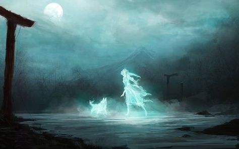 7041588-ghost-girl-dog Horror Ghost Images, Paranormal Aesthetic, Anime Ghost, Spirit Ghost, Ghost Images, Ghost Girl, Water Spirit, Real Ghosts, Ghost Dog