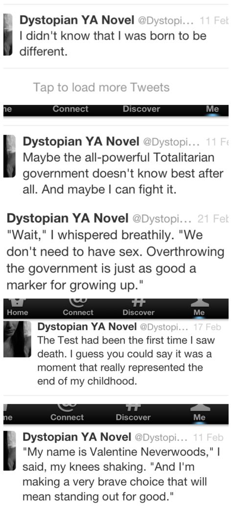 Dystopian YA Novel twitter page @DystopianYA Ya Novels Funny, Dystopian Book, Ya Dystopian Books, Dystopian Books, Ya Novels, Book Humor, I Can, Writing, Humor