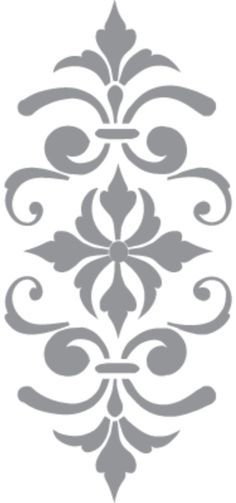 Glass Etching Stencils, Motif Arabesque, Pola Bordir, Stencils Printables, Silhouette Stencil, Ornate Design, Stencil Pattern, Stencil Patterns, Room Closet