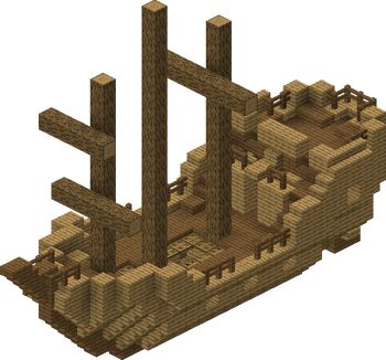 Minecraft Shipwreck, Minecraft Update, Minecraft Earth, Underwater Ruins, Minecraft Blocks, Oak Stairs, Oak Logs, Buried Treasure, Oak Planks