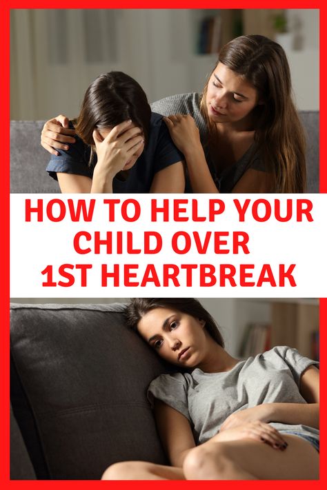 Heartbreak 101: How to Help Your Child Get Over 1st Heartbreak - How to help your teenager over their first heartbreak. #Love #Romance Advice For My Daughter, Fiji Women, First Heartbreak, Getting Over Heartbreak, How To Heal Burns, Journey Of Growth, Teen Daughters, First Crush, Teen Love