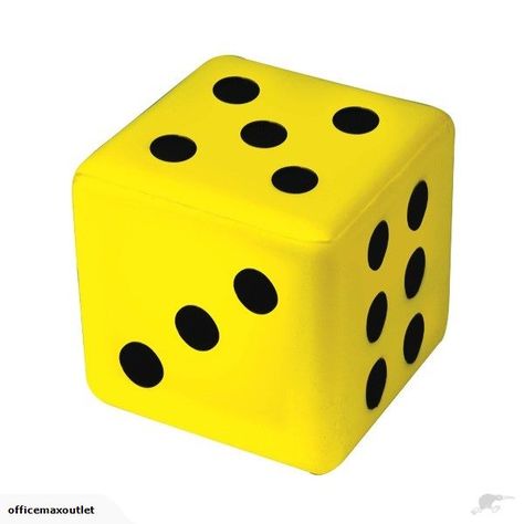 This is a easy to manipulate and read, giant dice made from firm rubber foam. Giant Dice, Dice Games, Board Games, Card Games, Auction