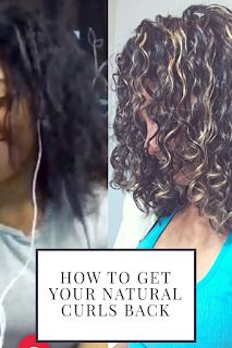 How to get your natural curls back | heyitscandicia How To Get Back Your Curls, How To Rejuvenate Curly Hair, Getting Curls Back, How To Get My Curls Back, How To Get Curls Back, Get Curls Back, How To Get Natural Curls Back, Restore Curly Hair, How To Bring Back Natural Curls