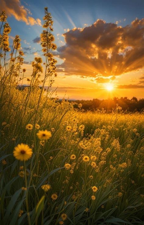 Screen Savers Wallpapers, Wallpaper Nature Flowers, Pretty Landscapes, Find Joy, Beautiful Sunrise, Beautiful Nature Pictures, Mellow Yellow, Nature Aesthetic, Simple Pleasures