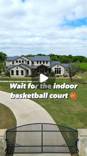 Dream Homes of Texas on Instagram: "Flashback Friday to this gorgeous Dream Home sold by @thegrisakgroup in Lucas, TX  Perfect for the winter, this Dream Home features a full-size indoor basketball court that boasts a professional wood floor, A/C, and plenty of room for a Home Gym🏀⛳️🔥  🔥 Contact @thegrisakgroup today to get started on finding your Dream Home of Texas 🔥  🎥🎥🎥Video Production @fullpackagemedia 🎥🎥🎥  #basketball #golf #basketballcourt #texas #homesweethome #backyard #luxuryhomes" Home Basketball Court Indoor, Indoor Basketball Court In House, Home Basketball Court, Basketball Court Backyard, Basketball Court Flooring, Basketball Room, Indoor Basketball Court, Indoor Basketball, Flashback Friday