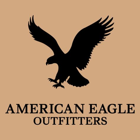 American Eagle Aesthetic, American Eagle Logo Design, Ptp Ideas, Egale Pics Logo, American Eagle Store, White Eagle Logo, Eagle Sports Logo, Tshirt Poster, American Eagle Logo