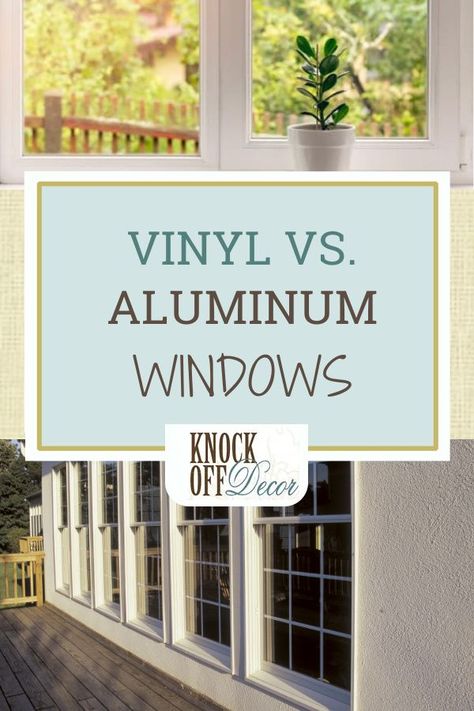 According to Angie’s List, it could cost between $175 to $1,200 per window to replace or upgrade them for your home.If you’re going to be spending that much money on new windows, you should do your research on whether you’ll get vinyl vs aluminum windows.There are pros and cons to both, but we’ll break it all down for you here! Windsor Windows, Window Makeover, Kitchen Window Ideas, Milgard Windows, Impress Yourself, Slider Window, Aluminum Windows, Metal Windows, Shaped Windows