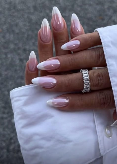 Explore 21 French Chrome Nails 2024 Trends for Ultimate Elegance French Chrome Nails, Acrylic Nails Nude, Pink Chrome Nails, Nagel Tips, Nails 2024, 2024 Trends, Stick On Nails, Prom Nails, Chrome Nails