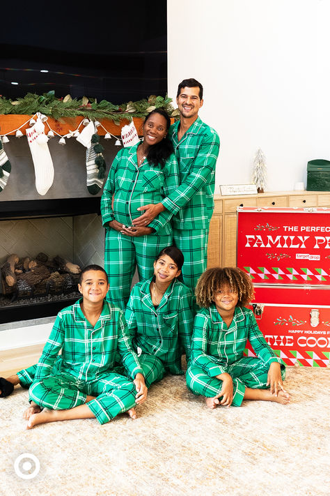 Make holiday family photos easy with matching green pajamas from Target Wondershop. 🎄💚 Matching Family Pjs, Target Wondershop, Green Pajamas, Mixed Family, Couples Pajamas, Holiday Family Photos, Mixed Families, Famous Twins, Winter Family Photos