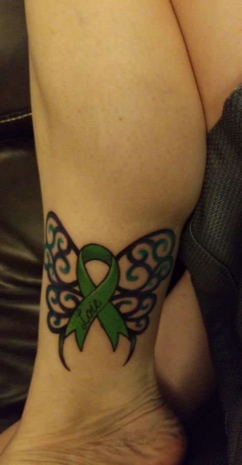 Liver Tattoo, Ribbons Tattoo, Lymphoma Tattoo, Kidney Awareness, Awareness Tattoos, Astronomy Tattoo, Awareness Tattoo, Lymphoma Awareness, Favorite Tattoos