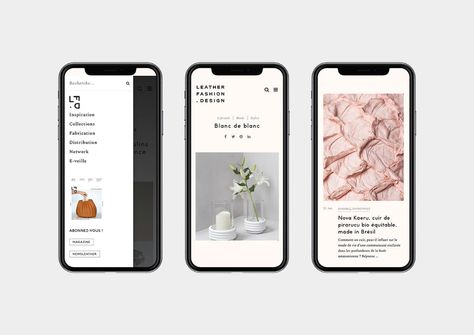 Mobile Website Design, Fashion Design Inspiration, Best Website Design, Wix Templates, Blond Amsterdam, Mobile Website, Website Layout, Grid Design, Marketing Website