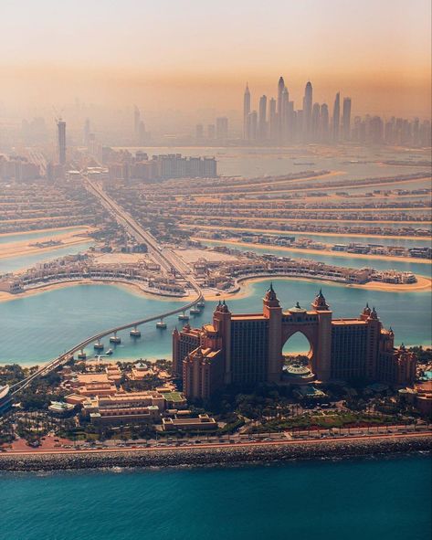 Palm Jumeirah, Dubai, UAE 📸: [instagram.com/jacob] Atlantis The Palm, Dubai Architecture, Man Made Island, Luxury Boat, Palm Jumeirah, Visit Dubai, Beautiful Travel Destinations, Dubai Mall, Go For It