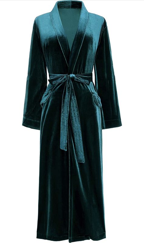 Velvet Kimono, Formal Dresses For Women, Long Style, Clothing Size Chart, Womens Clothing Sizes, Amazon Women, Shawl Collar, Dresses Xs, Types Of Collars