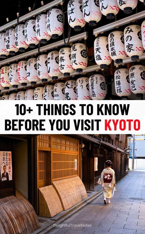 a collage of scenery in Kyoto Kyoto Itinerary, Kyoto Travel Guide, Visit Kyoto, Magical Theme, Japan Destinations, Kyoto Travel, Food And Restaurant, Japan Travel Tips, Japan Travel Guide