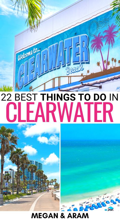 Clearwater Beach Restaurants, Beach Itinerary, Grad Trip, Clearwater Beach Florida, Clearwater Florida, Usa Travel Guide, Clearwater Beach, Florida Beaches, Beach Florida