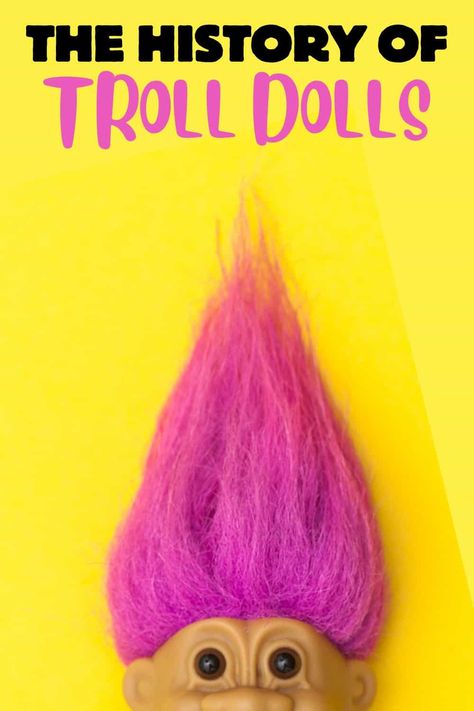 Whether you grew up in the 60s, 70s, 80s, or were even born in the 21st century, you surely know the Troll Dolls. These peculiar dolls don't exactly look like “normal” dolls, but that didn't stop them from achieving tremendous success among collectors and children alike. . #60s #70s #70sToys #80s #80sToys #90s #90sToys #TrollDolls Vintage Toys 90s, Trolls Toys 90s, 80 Toys, Troll Dolls Vintage, Vintage Toys 1960s, Childhood Things, 70s Toys, Sketch Books, Troll Doll