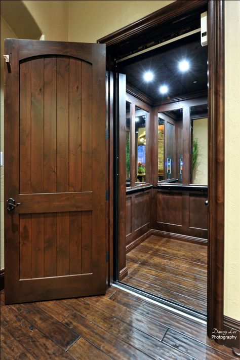 it's probably not a bad idea to have an elevator for when you get older In Home Elevator Design, Homes With Elevators, Indoor Elevator Home, Elevator In House Luxury, Fancy Elevator Interior, House Lift Elevator, Stair Lift, Elevator Interior, Elevator Design