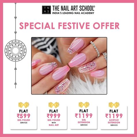 "You are never fully dressed without a good set of nails."  Give yourself this lovely gift of mesmerizing nails on this auspicious occasion of Rakshabandhan.  Get your Nail service done ✅ Reach us on 8080008987 & book your Appointment Now.  Academy at - Mumbai | Bengaluru | Kolkata  #TheNailArtSchool #NailArt #NailArtist #Nailsofinstagram #NailLovers #Nails #Nailssalon #Nailspofessional #Nailsdesigns #Nailartlovers #Learn #Learnnailart #Learnnails #Learnnailartist #Enroll #Nailartschool Nail Art Card Design, Raksha Bandhan Nail Art Design, Rakshabandhan Nail Art, Nail Offer Poster, Nail Art Offer Poster, Nail Art Offers Posters, Mesmerizing Nails, Nail Brand Ambassador Wanted Post, Nail Poster