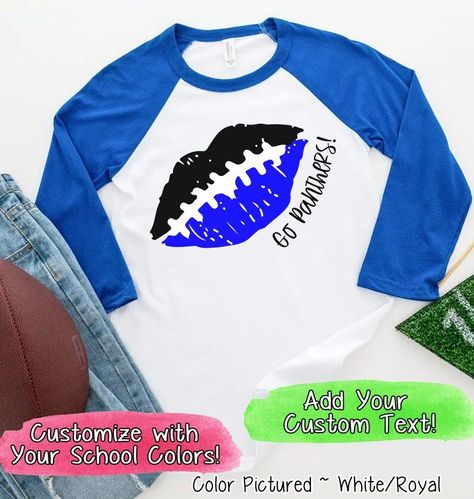 ustom Lips Football Shirt, Football Fan Shirt, Football Team Shirt, Football T Shirt for Women, Game Day Shirt, Tailgate Shirt, Raglan Tee #CustomFootballTee #CustomJerseyNumber #FootballFanShirt #FootballMamaShirt #FootballMomShirt #FootballShirt #FootballT-Shirt #GameDayShirt #HighSchoolFootball #HisBiggestFan #HomecomingShirt #SchoolSpiritShirt #SeniorFootball #SportsMomShirt #SundayFootball #TailgateShirt #PersonalizedShirt Football Fan Shirts, Tailgate Shirt, Football Team Shirts, School Spirit Shirts, Football Mom Shirts, School Tees, Shirt Football, Football T Shirt, Team Shirt