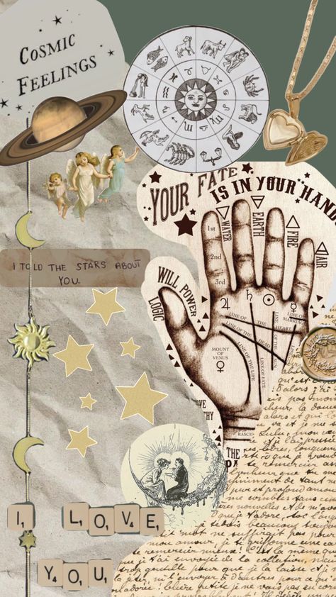 Astrology Signs Aesthetic, Vintage Astrology Aesthetic, Astrology Asthetic Picture, Astrology Scrapbook, Zodiac Astethic, Astrology Girl Aesthetic, Astrologist Aesthetic, Astrologer Aesthetic, Astrology Art Vintage