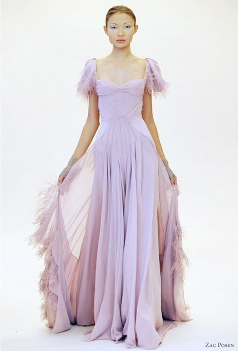 Zac Posen 2011 Resort collection : soft shades, pretty pastel dresses, lilac, lavender, purple, pink on the runway Lavender Wedding Dress, 2011 Fashion, Lilac Dress, Zac Posen, Gorgeous Gowns, Mode Inspiration, Beautiful Gowns, Fancy Dresses, Purple Dress