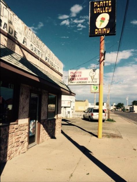 It's a staple of the western Nebraska city; if you grew up around here, chances are you grew up enjoying this handmade frozen delight whenever you could convince your parents to take you. Black Walnut Ice Cream, Scottsbluff Nebraska, Walnut Ice Cream, Western Nebraska, Best Homemade Ice Cream, Nebraska City, Tiny Shop, Ice Cream Parlor, Road Trippin