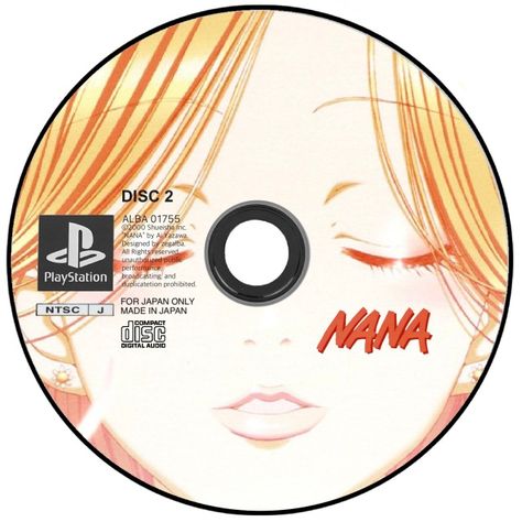 Nana App Icons, Nana Medium Widget, Cd Widget, Cd Pfp, Nana Anime Widget, Anime Cds Png, Anime Cds Black And White, Girly Core, Cd Design