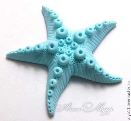 Polymer clay sea star tutorial Clay Fish, Clay Fairy House, Polymer Clay Fairy, Clay Fairies, Tanah Liat, Polymer Clay Animals, Clay Animals, Clay Art Projects, Fimo Clay